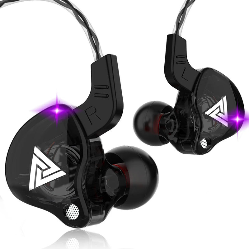 QKZ-AK6 Cabo Fones De Ouvido Com Fio, Gaming Headset, Gamer Headphones, Baixo Earbud, Qualidade Do Som, HiFi, Fio, Venda Barata, 3,5mm