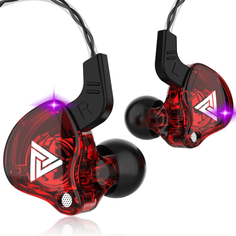 QKZ-AK6 Cabo Fones De Ouvido Com Fio, Gaming Headset, Gamer Headphones, Baixo Earbud, Qualidade Do Som, HiFi, Fio, Venda Barata, 3,5mm
