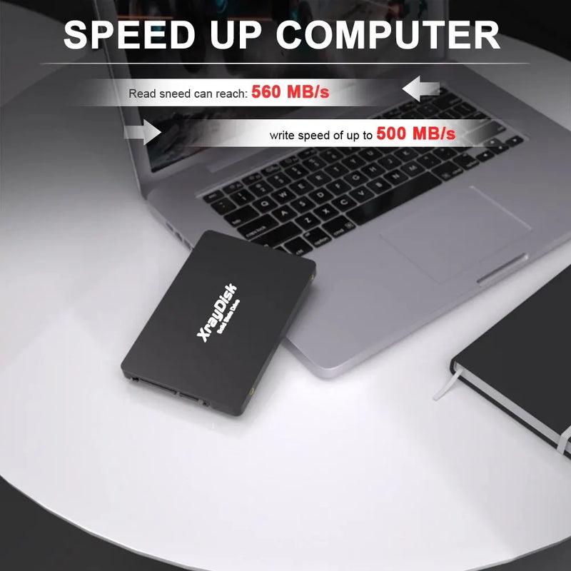 Xraydisk SSD SATA3 2.5" – Alta Performance em Capacidade de 120GB a 1TB!
