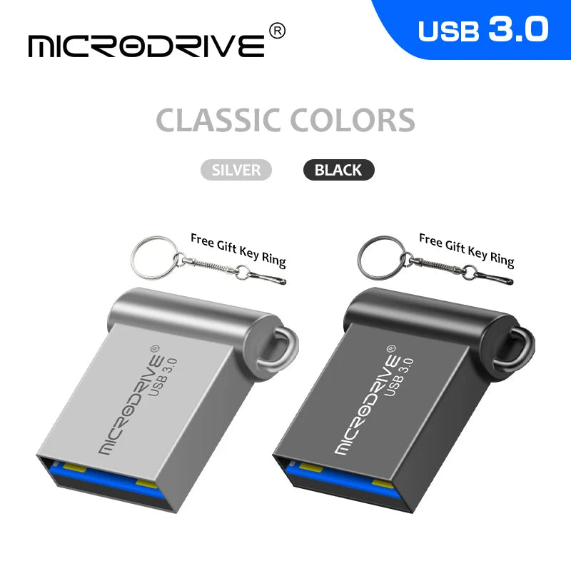 Pen Drive USB 3.0 de Alta Velocidade – Compacto, Elegante e com Capacidade de até 128GB