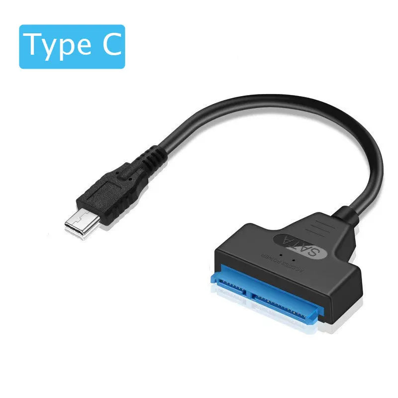 Cabo SATA para USB 3.0/2.0 – Conexão Rápida para HDD e SSD até 6Gbps!