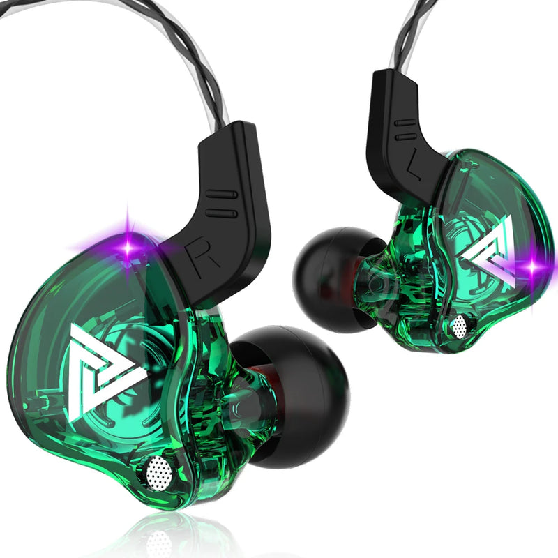 QKZ-AK6 Cabo Fones De Ouvido Com Fio, Gaming Headset, Gamer Headphones, Baixo Earbud, Qualidade Do Som, HiFi, Fio, Venda Barata, 3,5mm