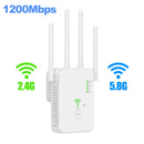 Repetidor WiFi Dual Band 1200Mbps – Amplificador de Sinal, 2.4G & 5G, 802.11AC, WPS e Gigabit para Conexões Rápidas!