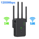 Repetidor WiFi Dual Band 1200Mbps – Amplificador de Sinal, 2.4G & 5G, 802.11AC, WPS e Gigabit para Conexões Rápidas!