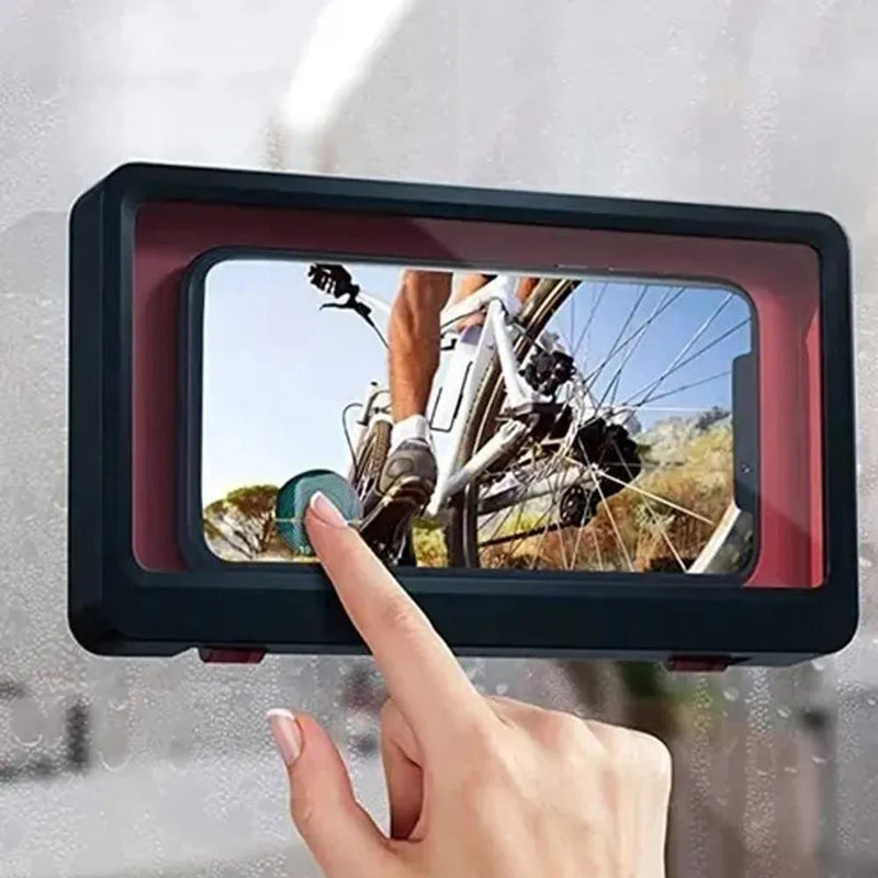 Suporte Universal Impermeável Ajustável Portátil para Celular à Prova D`Água Parede Banho Banheiro Chuveiro