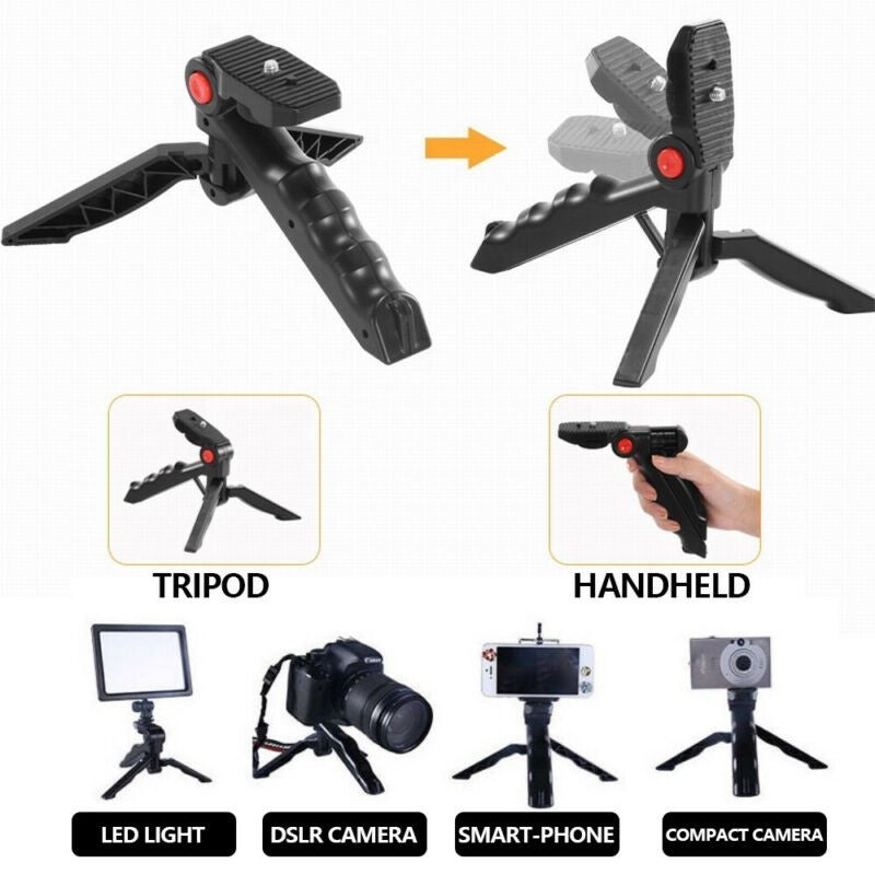 Kit Youtuber Tripe Vlog Live Suporte Celular LED com Microfone - Ideal para Fazer Vídeos Profissionais